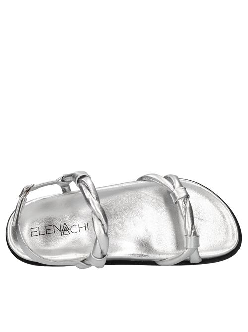 Sandali flat in pelle ELENA IACHI | M55ARGENTO
